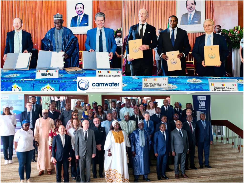 Accès à l’eau potable à Yaoundé: 111,6 milliards Fcfa pour reconfigurer le système d’alimentation Accès à l’eau potable à Yaoundé: 111,6 milliards Fcfa pour reconfigurer le système d’alimentation